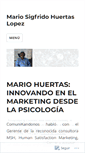 Mobile Screenshot of mariosigfridohuertas.com